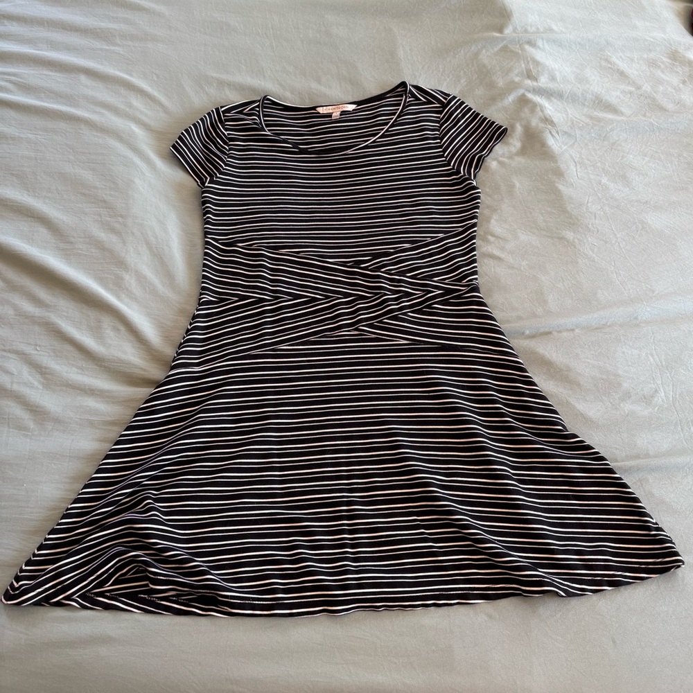 41 Hawthorn Striped Catalyna Ponte Dress
